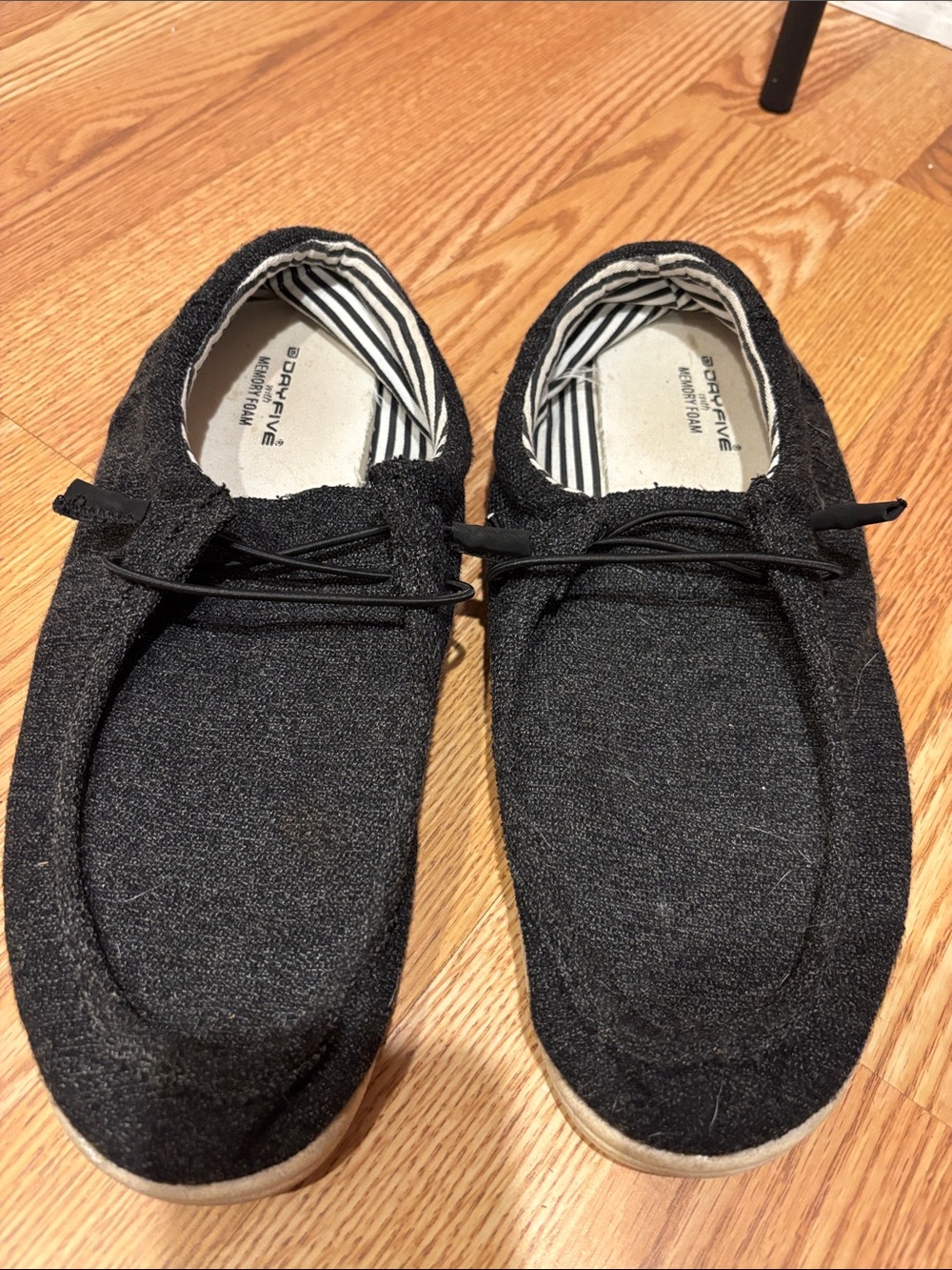 Skechers Black Slip-On Casual Loafers